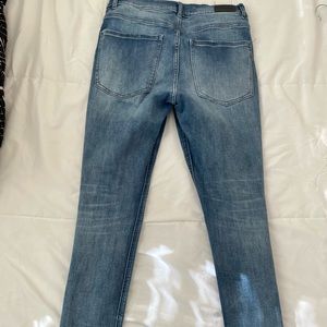 Express Denim Perfect Stretch Legging High Rise - Blue